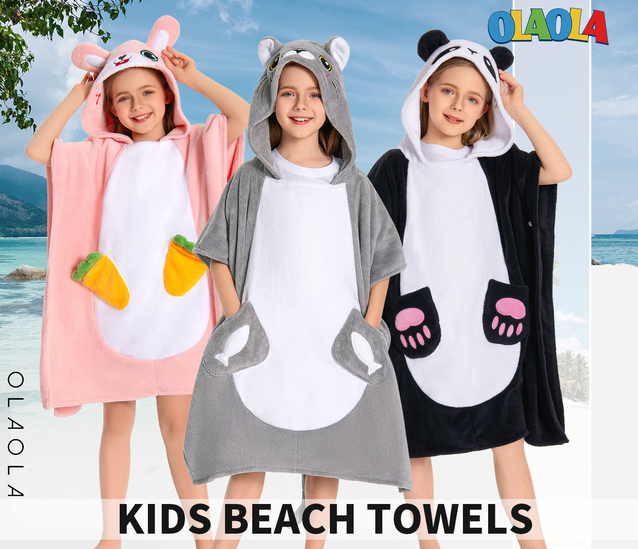 Animals Theme Series: Children's Adventure On The Beach
