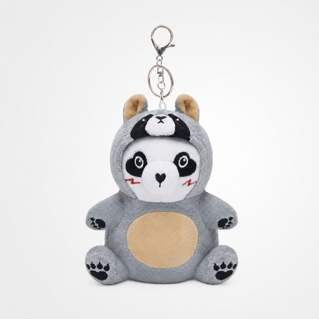 18CM OLAOLA Raccoon Keychain Plush Toys Soft Stuffed Dolls Animals Props Plushies Birthday Gift