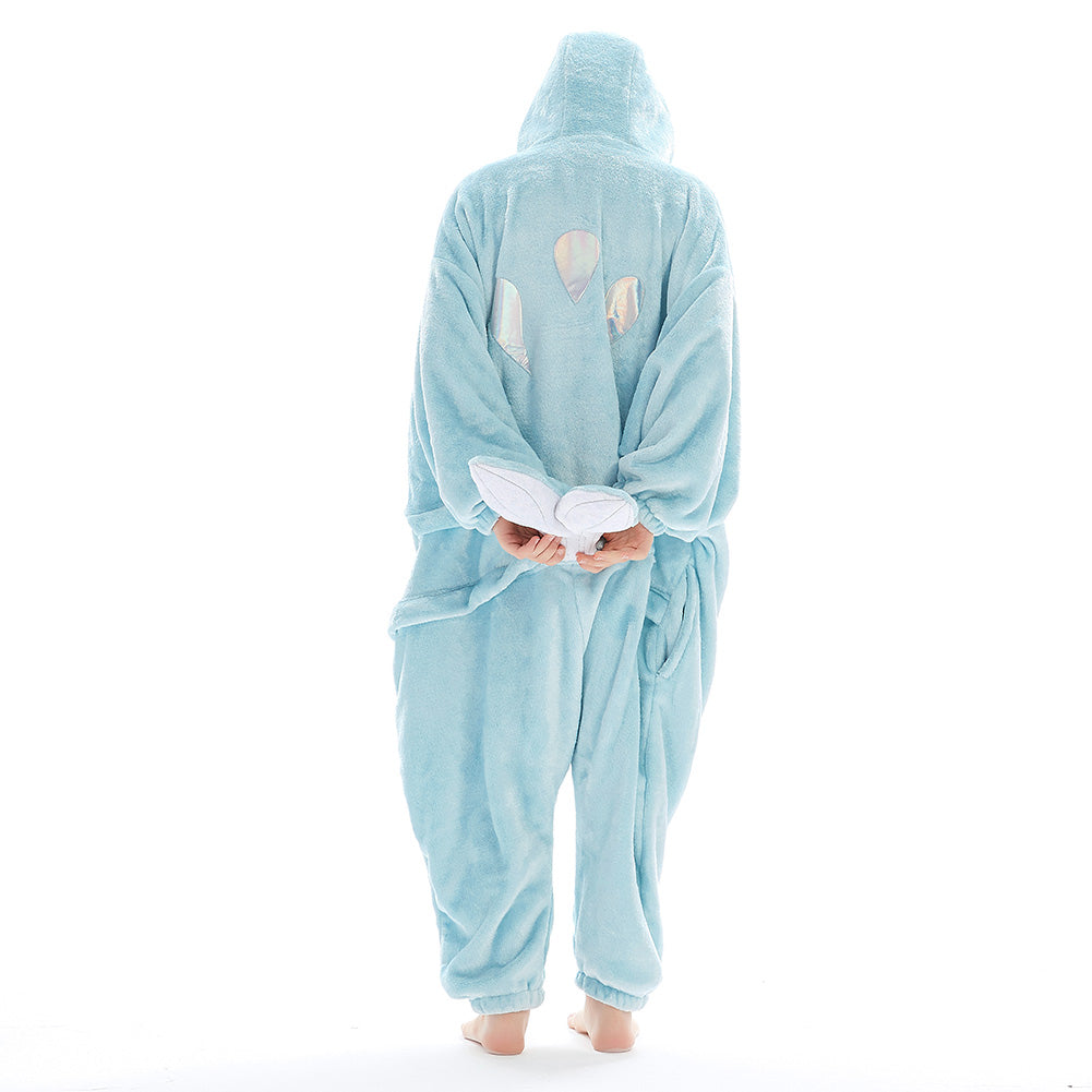 OLAOLA Kids Narwhal Animal Onesie Plush Soft Flannel Warm Home Pajamas One-Piece Sleepwear