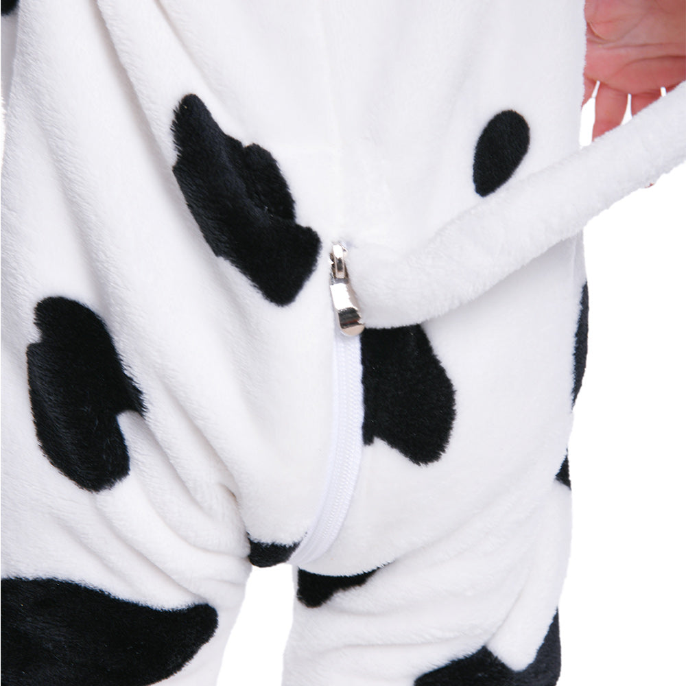 OLAOLA Baby Cow Pajamas Cattle Animal Onesie Toddler Romper Plush Dress Up Infant Outfits Sleepwear Party