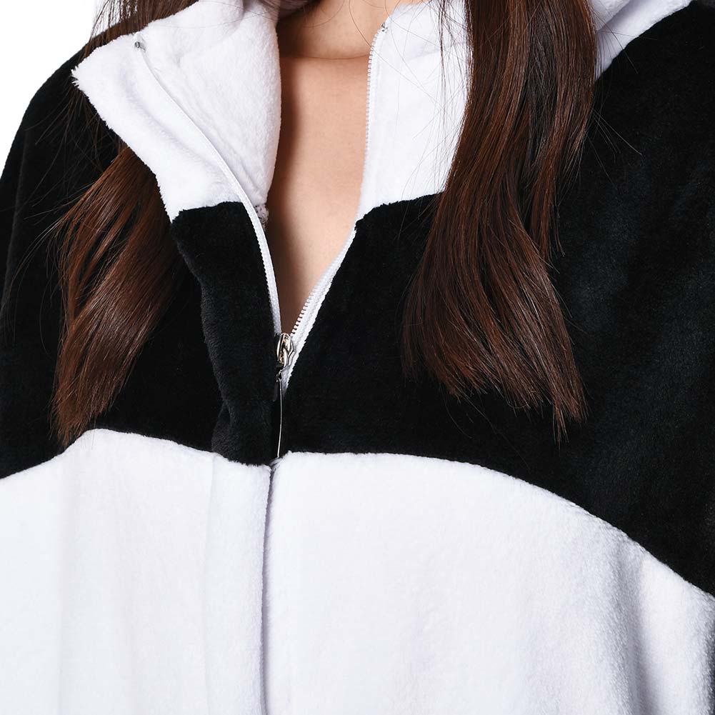 OLAOLA Unisex Adult Plush Giant Panda Animals Onesie Pajamas Warm Home One-Piece Sleepwear