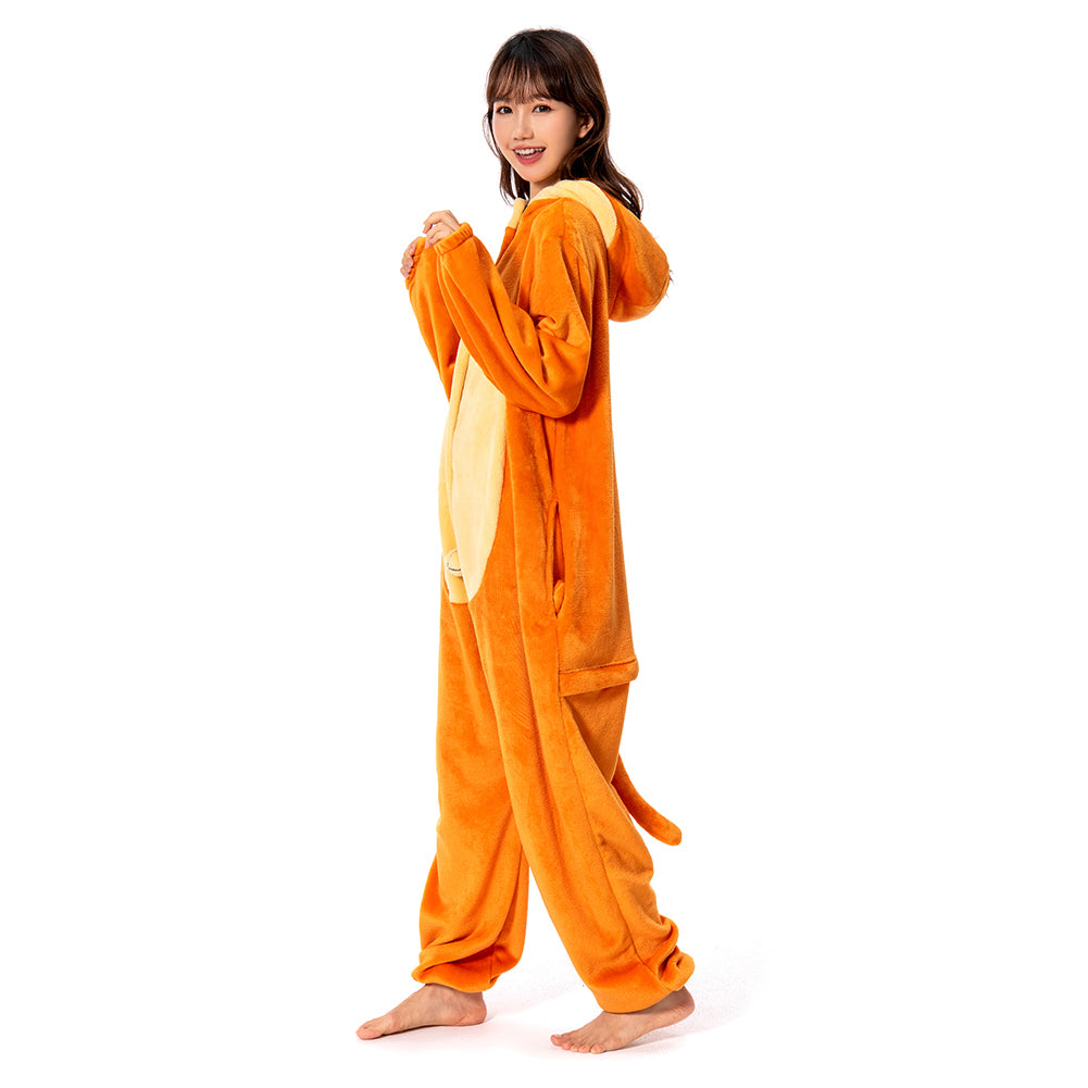 OLAOLA Unisex Adult Plush Monkey Animals Onesie Pajamas Warm Home One-Piece Sleepwear