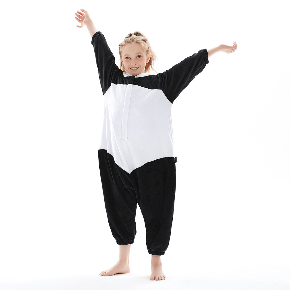 OLAOLA Kids Giant Panda Animal Onesie Plush Soft Flannel Warm Home Pajamas One-Piece Sleepwear(复制)