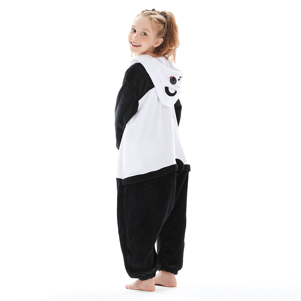 OLAOLA Kids Giant Panda Animal Onesie Plush Soft Flannel Warm Home Pajamas One-Piece Sleepwear(复制)