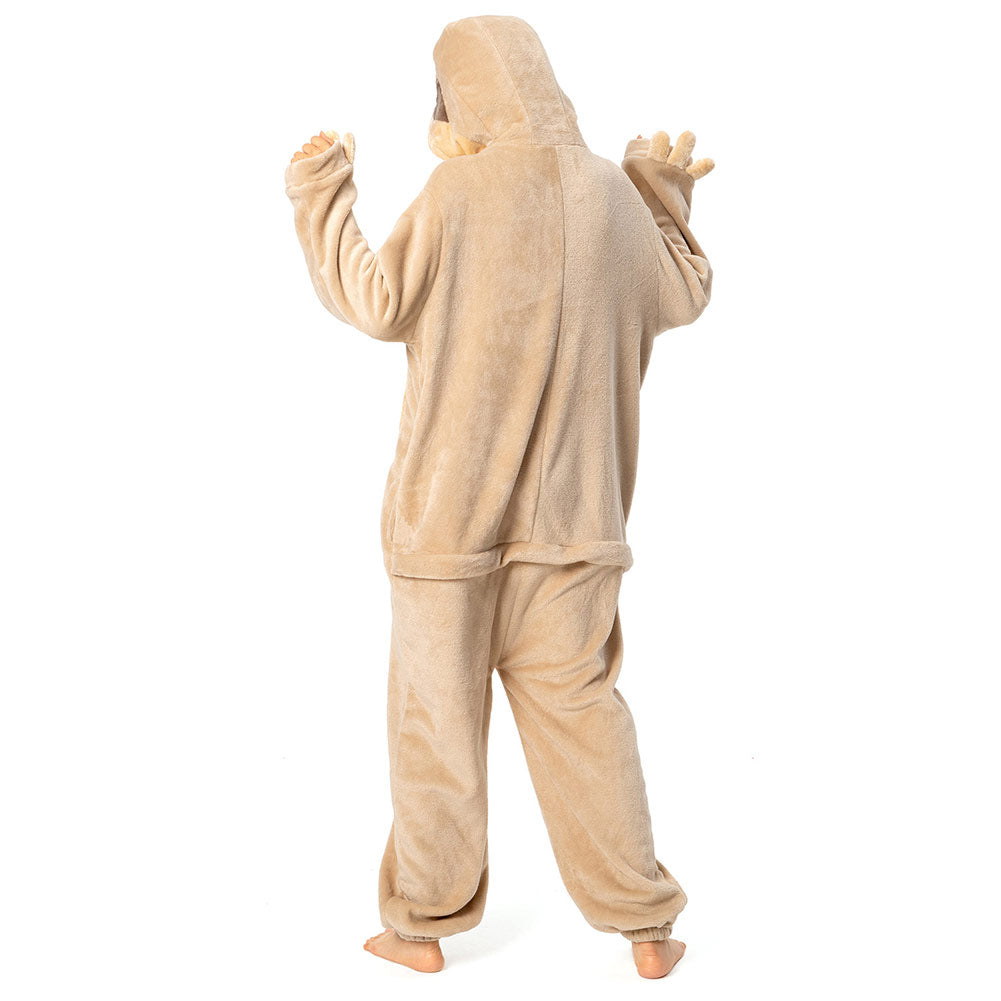 OLAOLA Unisex Adult Plush Bradypod Animals Onesie Pajamas Warm Home One-Piece Sleepwear