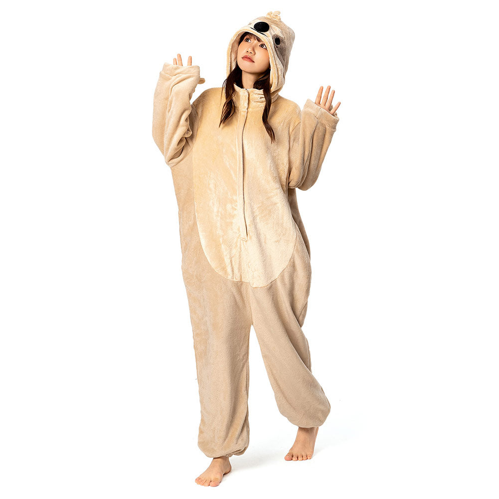 OLAOLA Unisex Adult Plush Bradypod Animals Onesie Pajamas Warm Home One-Piece Sleepwear