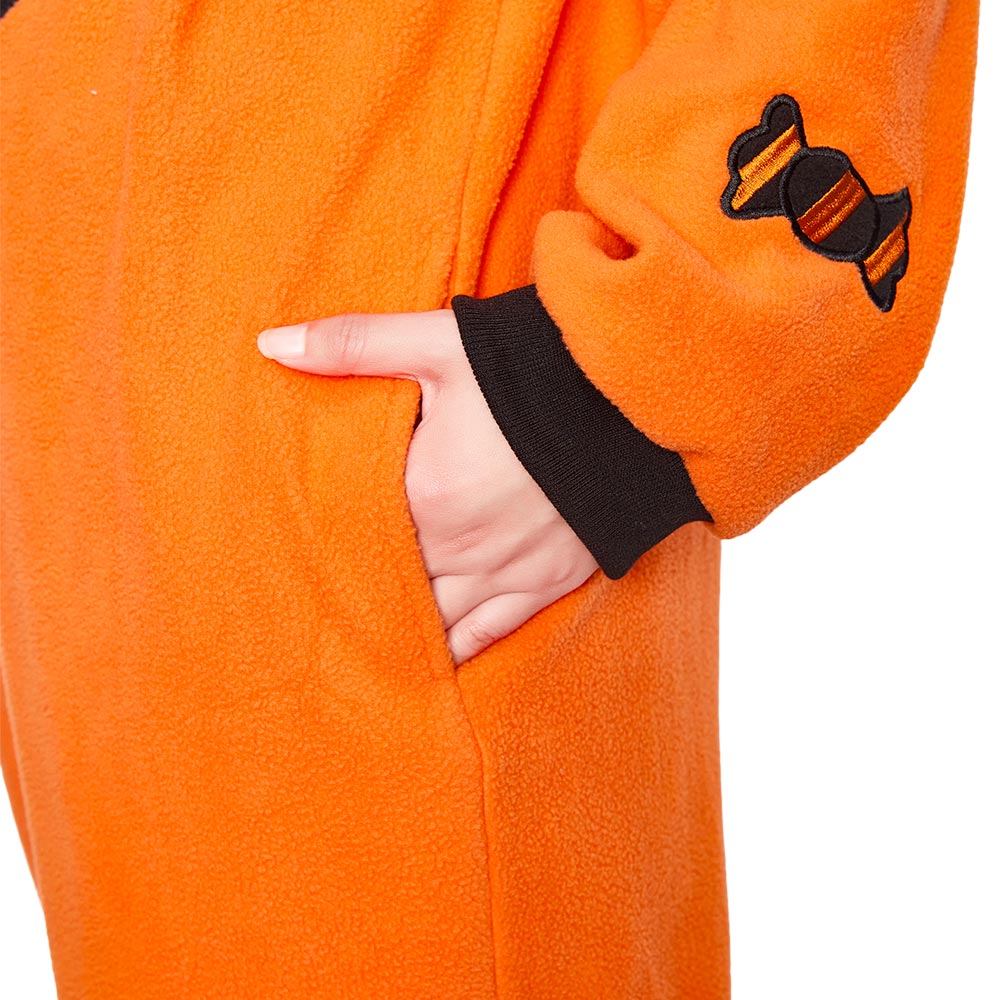 OLAOLA Pumpkin Flannel Pajamas Plush Animals Onesie Adult Soft Sleepwear Christmas Carnival Party Suit