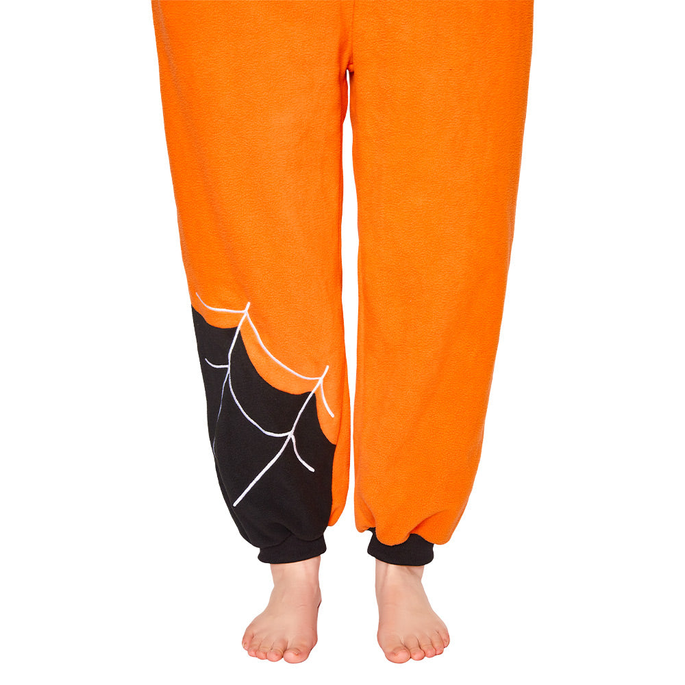 OLAOLA Pumpkin Flannel Pajamas Plush Animals Onesie Adult Soft Sleepwear Christmas Carnival Party Suit