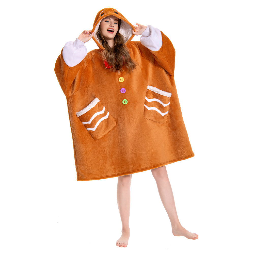 OLAOLA Tragbare Decke Hoodie, Glühen Im Dunkeln
