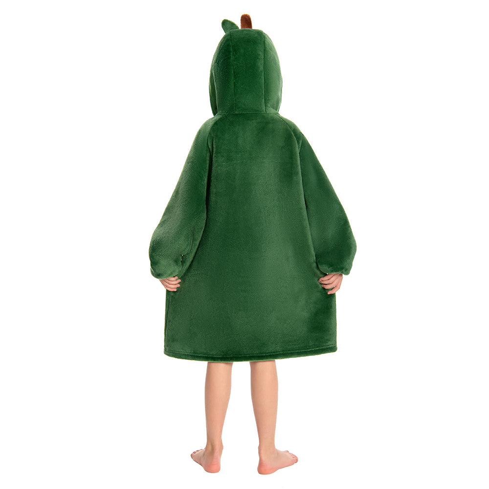 Kids OLAOLA Avocado Wearable Blanket Hoodie Food Onesie Oversized Soft Homewear With Giant Pocket