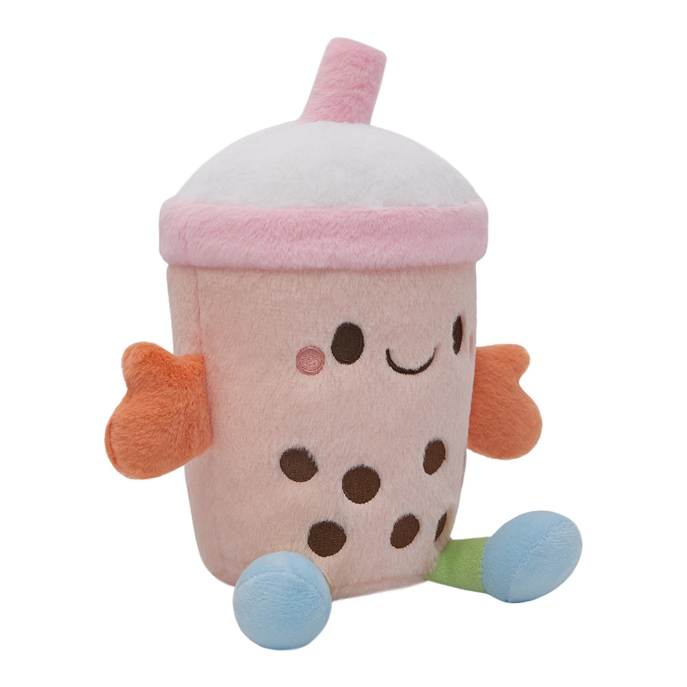 25CM OLAOLA Cute Stuffed Boba Plush Bubble Tea Plushie Pillow Milk Cup Soft Kawaii Food Hugging Toys Gifts For Kids