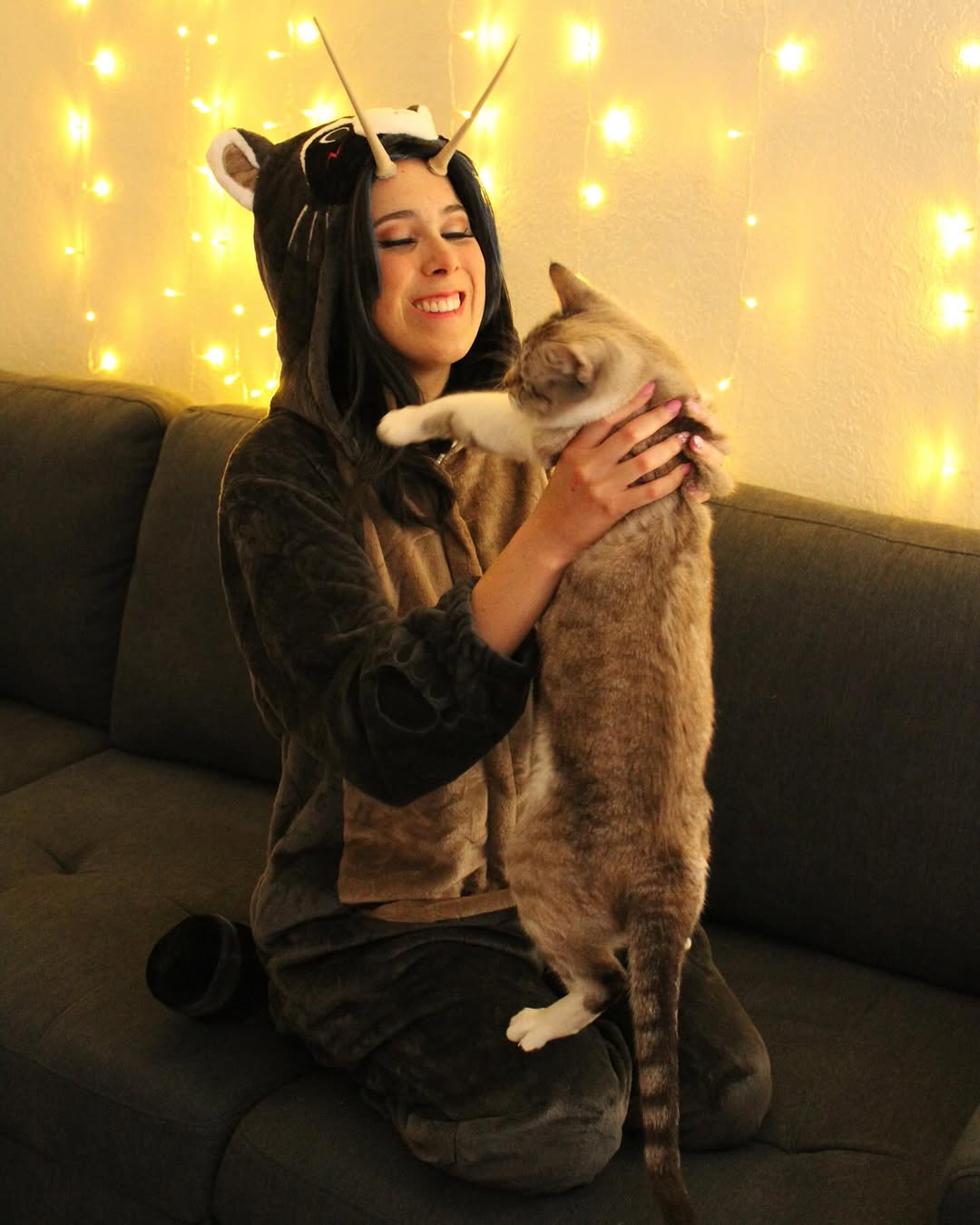 OLAOLA Unisex Adult Plush Raccoon Animals Onesie Pajamas Warm Home One-Piece Sleepwear