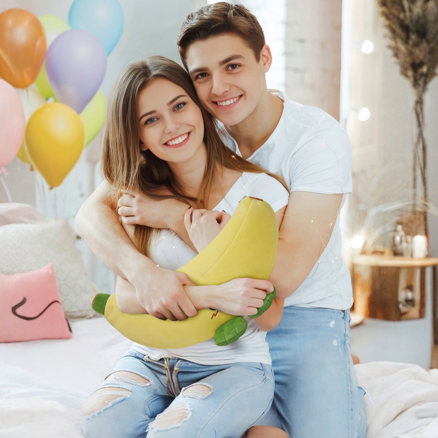 30CM OLAOLA Banana Plush Pillow Stuffed Plushies Cute Fruit Plush Toy For Kids Adults Birthday Gift
