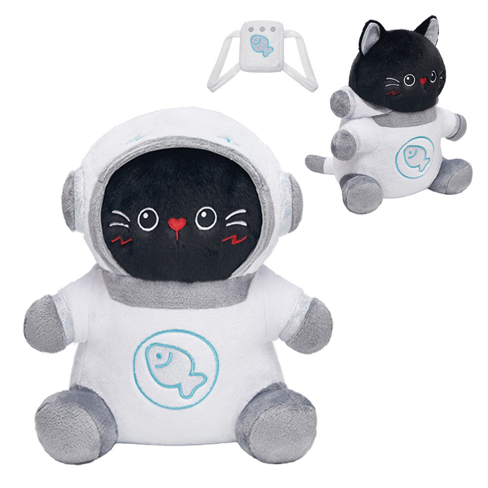 30CM OLAOLA Kawaii Spacesuit Black Cat Plush Toys Soft Stuffed Animals Dolls Pillow For Kids Adult Festival Gift