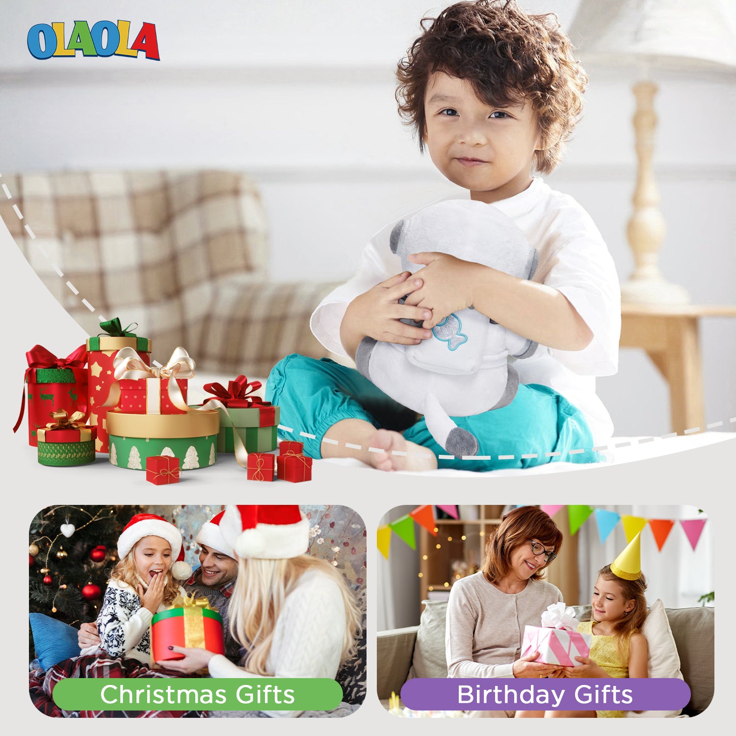 30CM OLAOLA Kawaii Spacesuit Black Cat Plush Toys Soft Stuffed Animals Dolls Pillow For Kids Adult Festival Gift