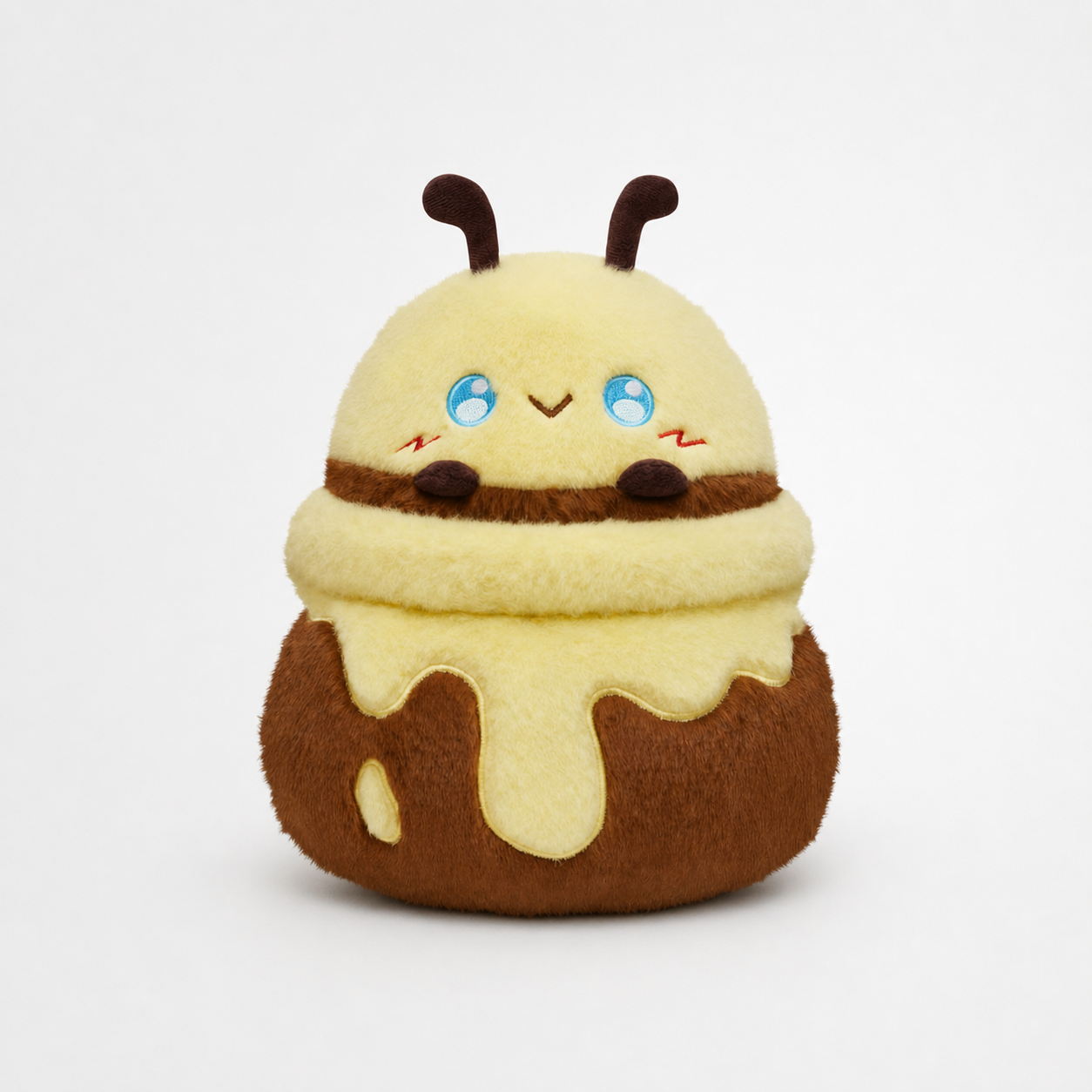 30CM OLAOLA Original Cute Honey Jar Bees Dolls Soft Stuffed Dolls Animals Food Plush Toys Plushies Birthday Gift