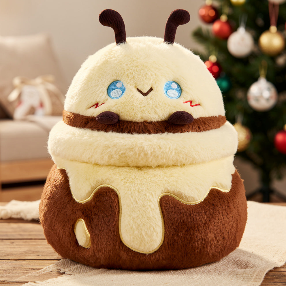 30CM OLAOLA Original Cute Honey Jar Bees Dolls Soft Stuffed Dolls Animals Food Plush Toys Plushies Birthday Gift