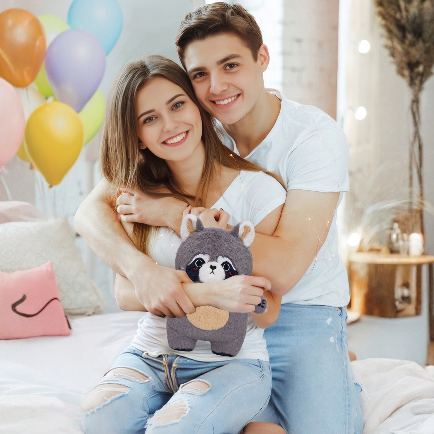 30CM OLAOLA Raccoon Original Plush Toys Soft Stuffed Dolls Animals Plushies Birthday Gift