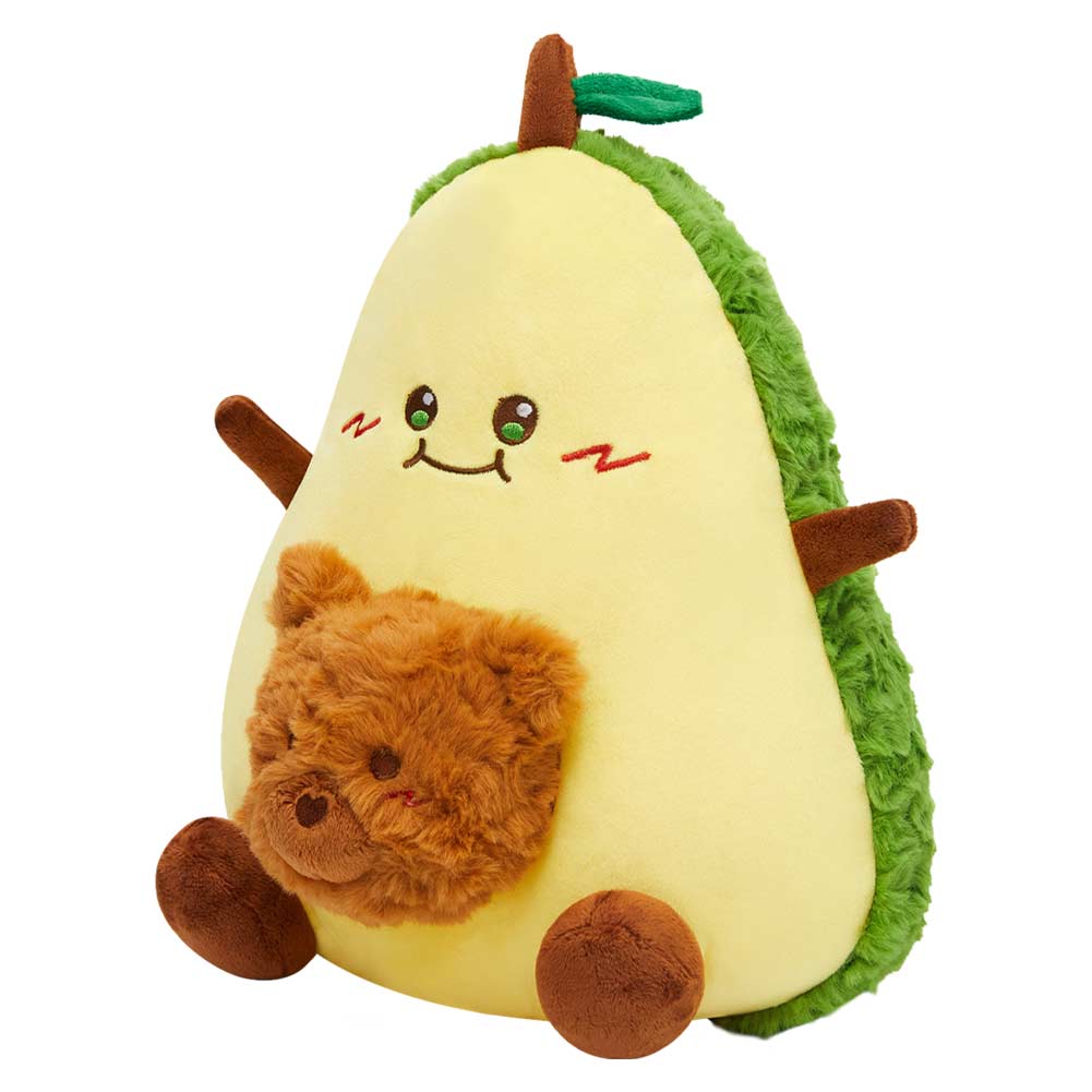 30CM OLAOLA Original Cute Avocado Teddy Bear Dolls Soft Stuffed Dolls Animals Food Plush Toys Plushies Birthday Gift