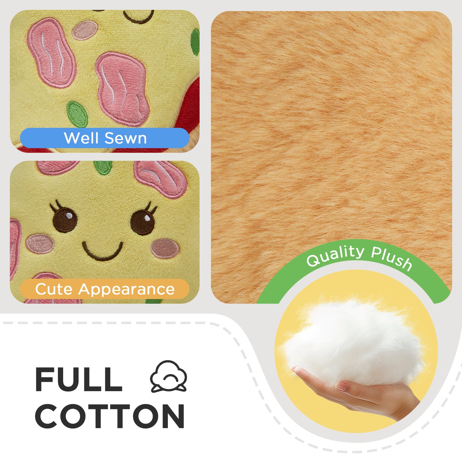 31CM OLAOLA Pizza Original Plush Toys Soft Stuffed Dolls Food Plushies Birthday Gift