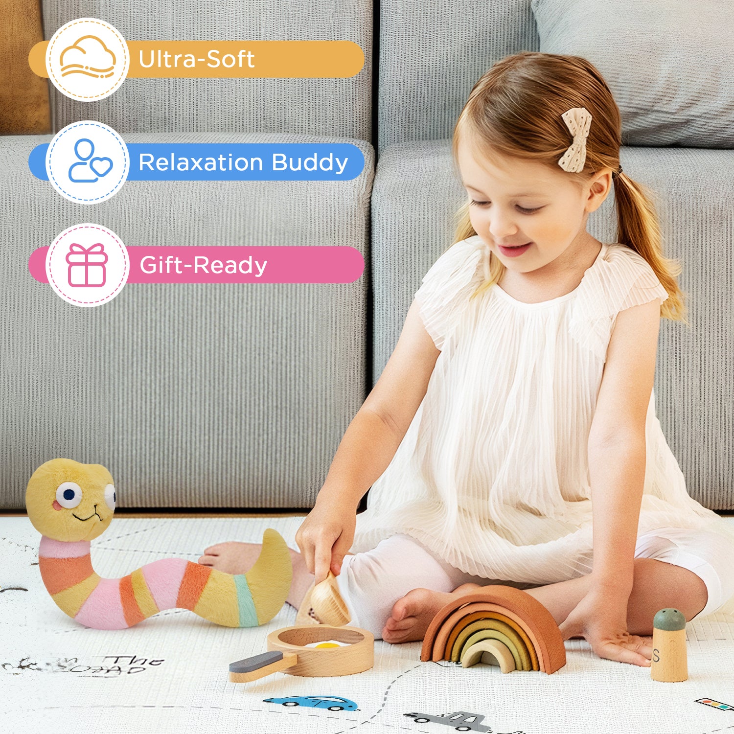 32CM OLAOLA Snake Original Plush Toys Soft Stuffed Dolls Animals Plushies Birthday Gift