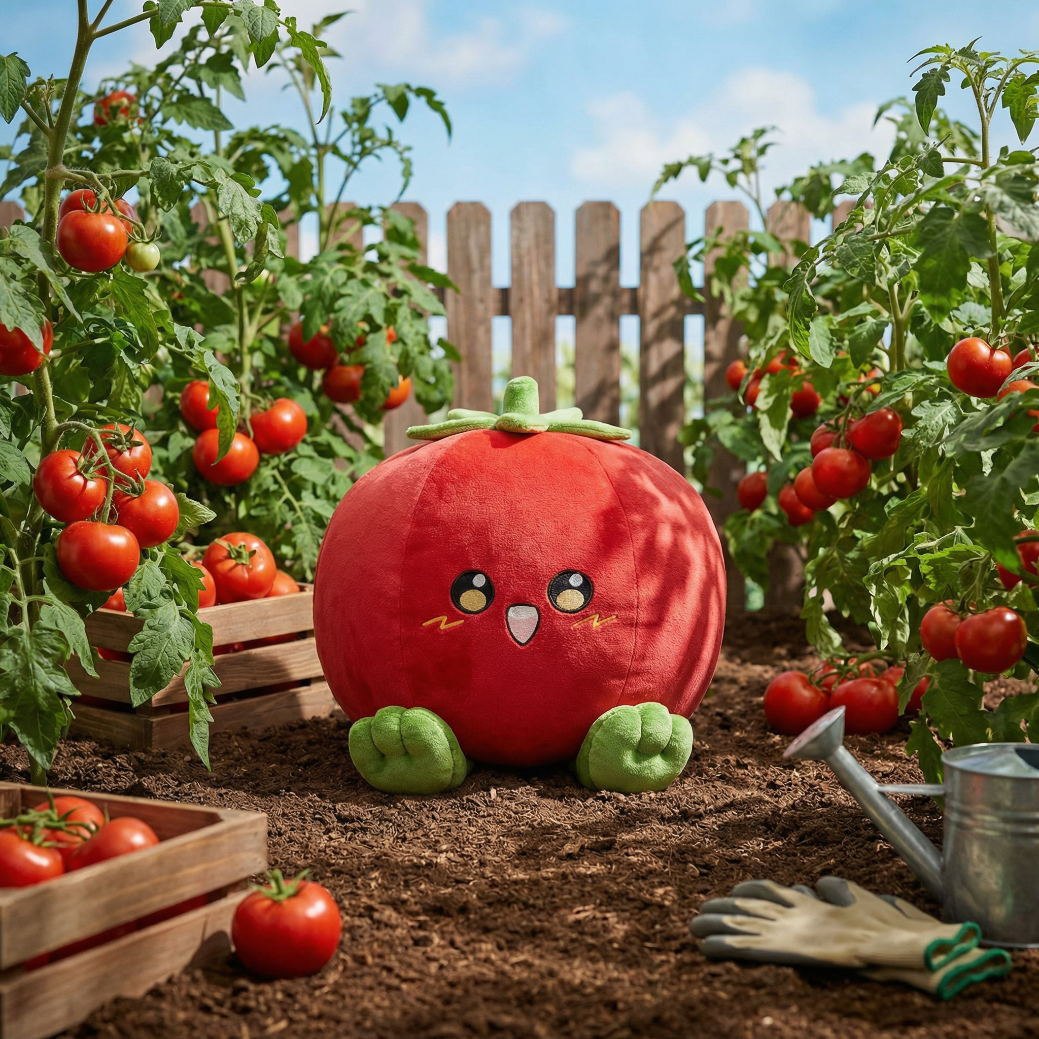 32CM OLAOLA Tomato Plush Toys Soft Stuffed Dolls Animals Plushies Birthday Gift