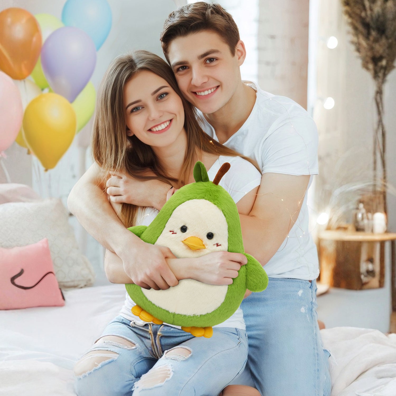 36CM OLAOLA Penguin Pear Cute Stuffed Animals Plush Toy Soft Doll Pillow Plushies For Kids Adults Birthday Gift
