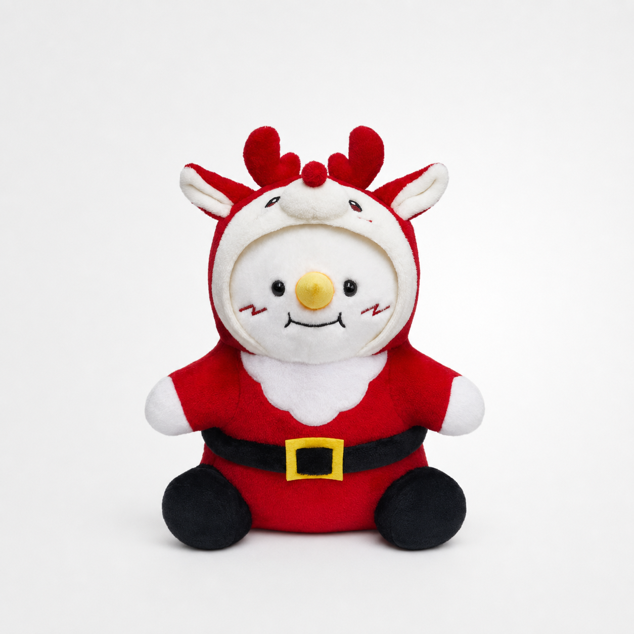 38CM OLAOLA Snowman With Reindeer Suit Plush Toys Plushies Soft Stuffed Dolls Animals Toys Christmas Birthday Gift
