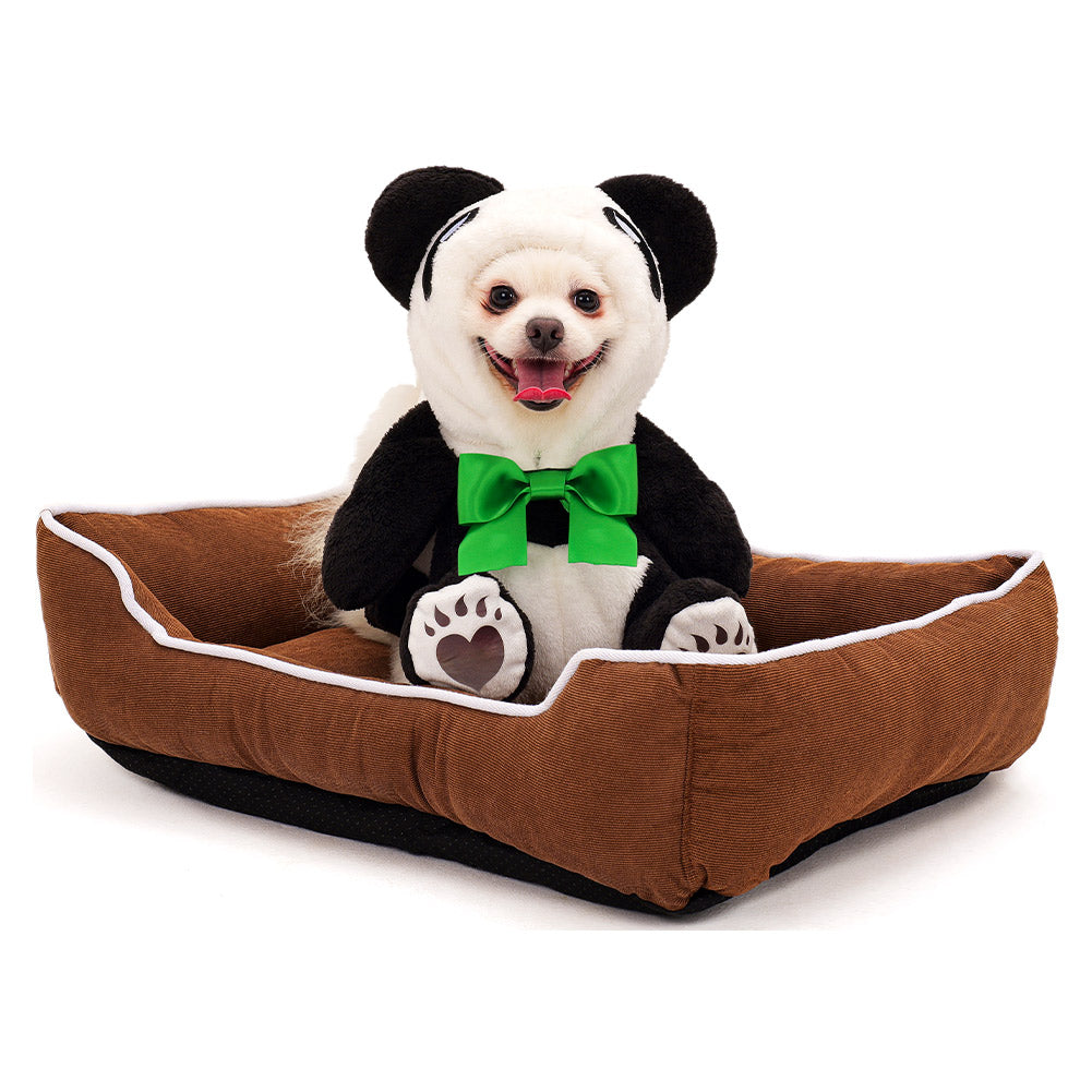 Adorable Plush Panda Pet Costume Soft Warm Perfect For Dog Outfits Animal Onesie Halloween Easter Christmas Pets Cosplay Costume