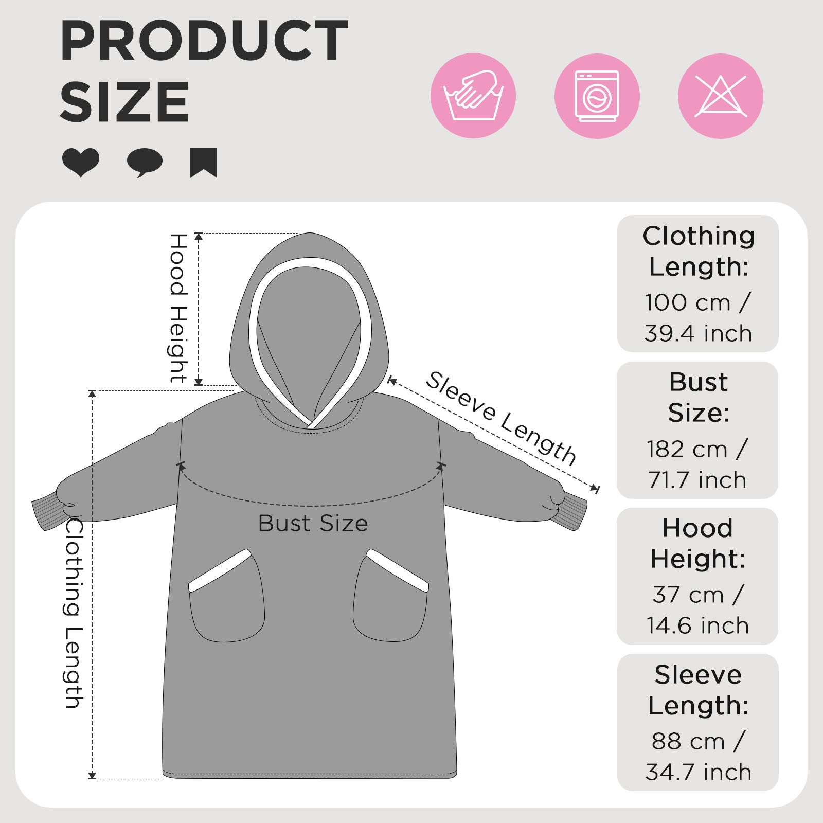 OLAOLA Blue Cat Wearable Blanket Hoodie Animals Onesie Oversized Soft Homewear With Giant Pocket For Adult