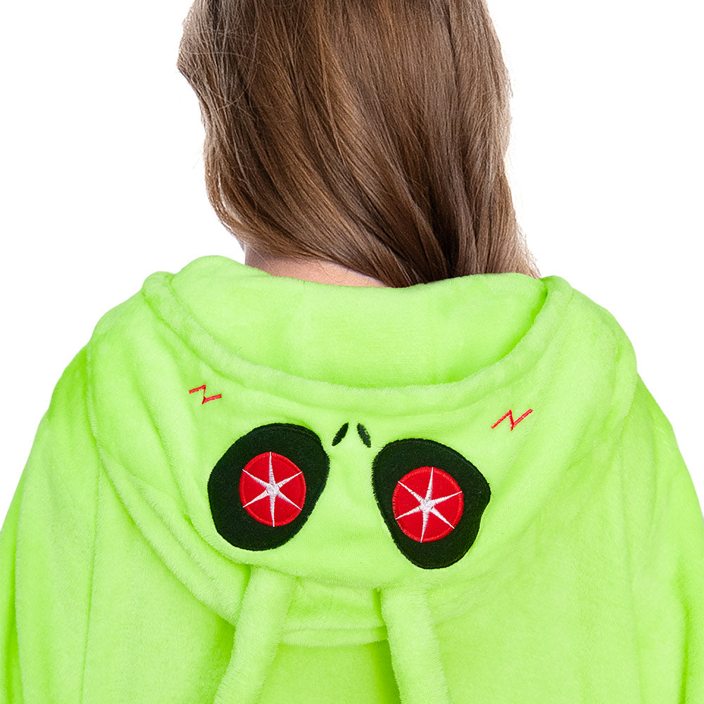 OLAOLA Green Alien Pajamas Animals Onesie Plush Warm Home One Piece Homewear For Adult Sleepwear Halloween Party Suit