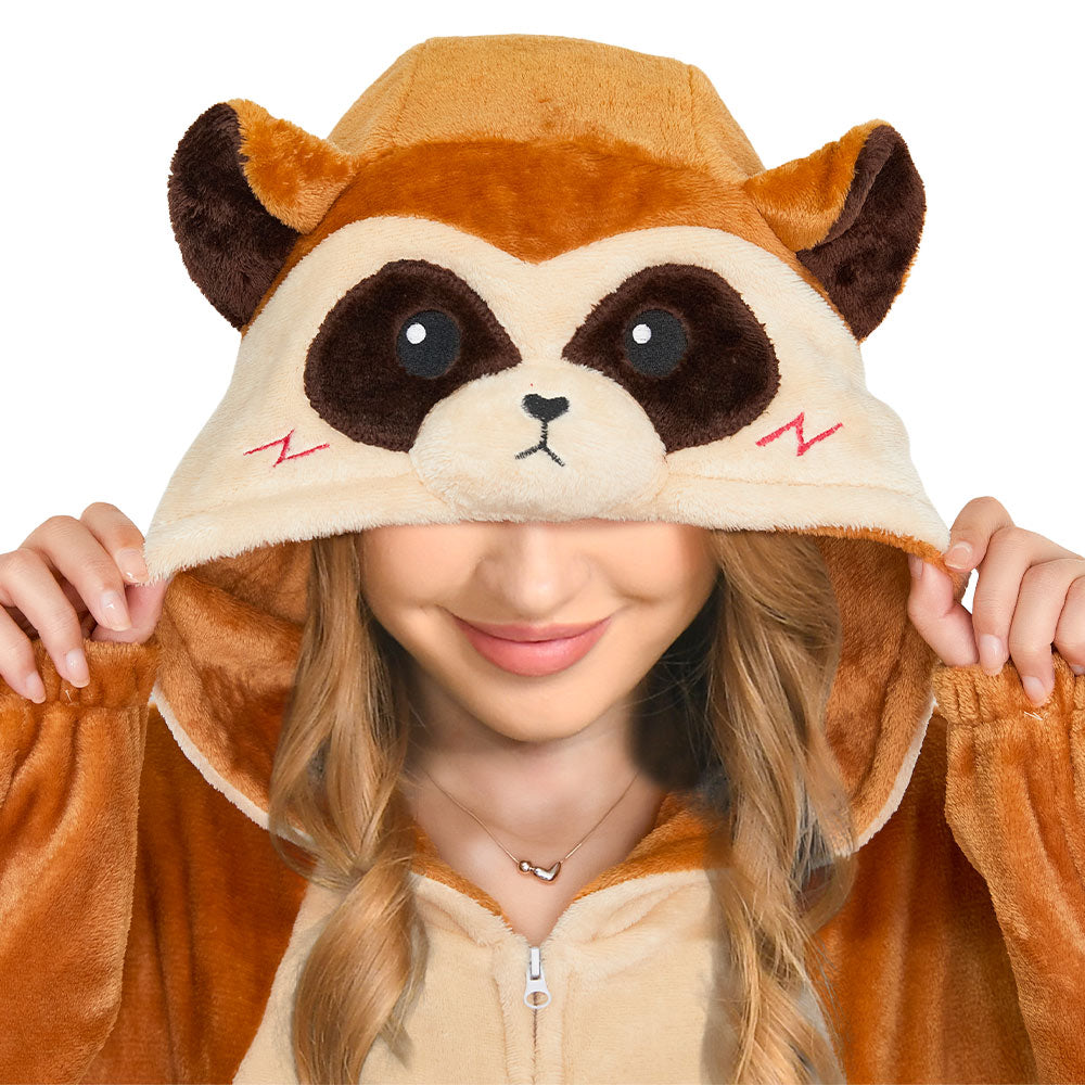 OLAOLA Meerkat Pajamas Animals Onesie Plush Warm Home One Piece For Adult Unisex Halloween Costume