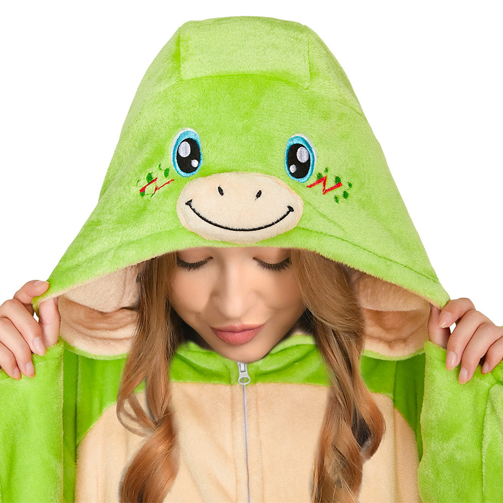 OLAOLA Sea Turtle Capybara Pajamas Animals Onesie Plush Warm Home One Piece For Adult Unisex Halloween Costume