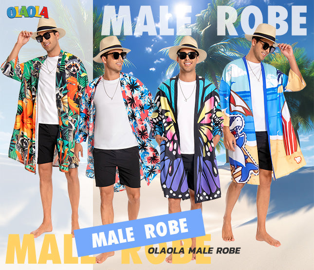 Olaola Summer Must-Have Kimono Robes For Male