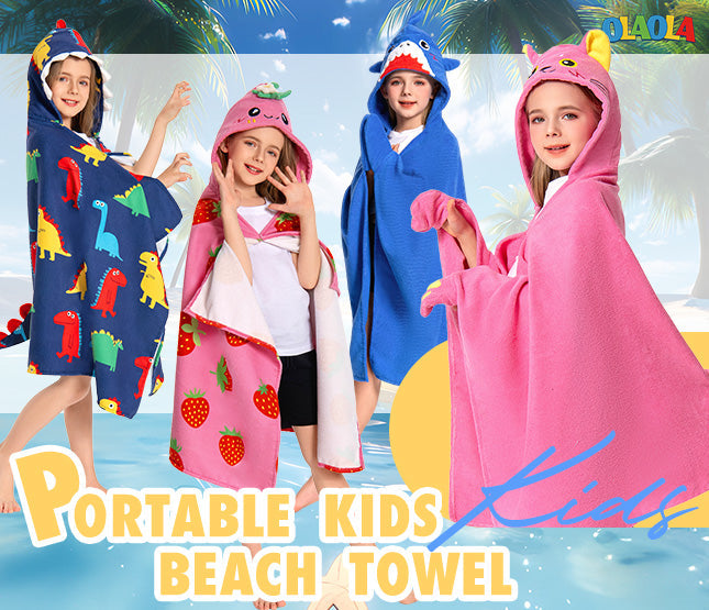 Hoodie Design: Olaola Kids Portable Beach Towels