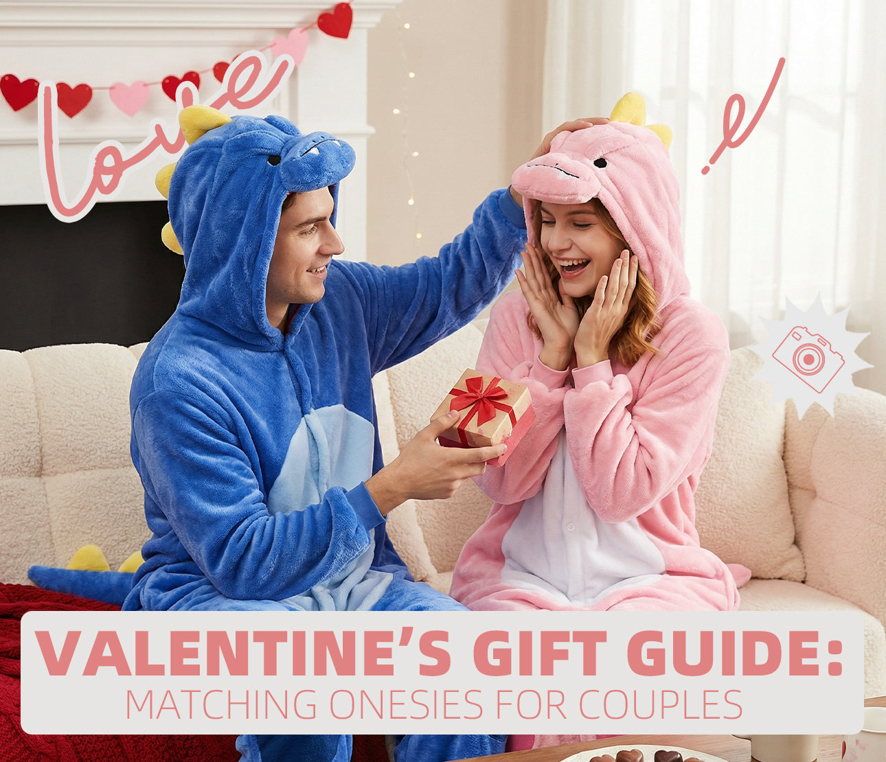 Valentine’s Gift Guide: Matching Onesies for Couples