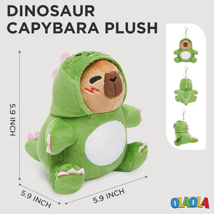 15CM OLAOLA Dinosaur Keychain Plush Toys Soft Stuffed Dolls Animals Props Plushies Birthday Gift