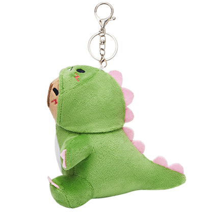 15CM OLAOLA Dinosaur Keychain Plush Toys Soft Stuffed Dolls Animals Props Plushies Birthday Gift