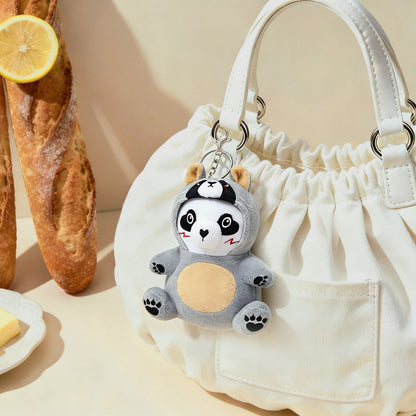 18CM OLAOLA Raccoon Keychain Plush Toys Soft Stuffed Dolls Animals Props Plushies Birthday Gift