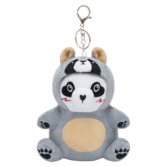 18CM OLAOLA Raccoon Keychain ​Plush Toys Soft Stuffed Dolls Animals Props Plushies Birthday Gift