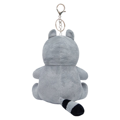 18CM OLAOLA Raccoon Keychain ​Plush Toys Soft Stuffed Dolls Animals Props Plushies Birthday Gift