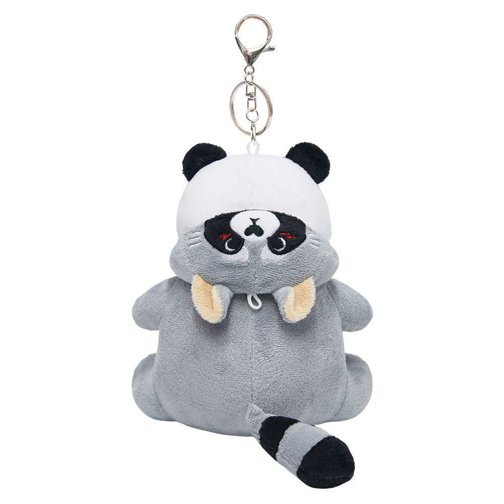 18CM OLAOLA Raccoon Keychain ​Plush Toys Soft Stuffed Dolls Animals Props Plushies Birthday Gift
