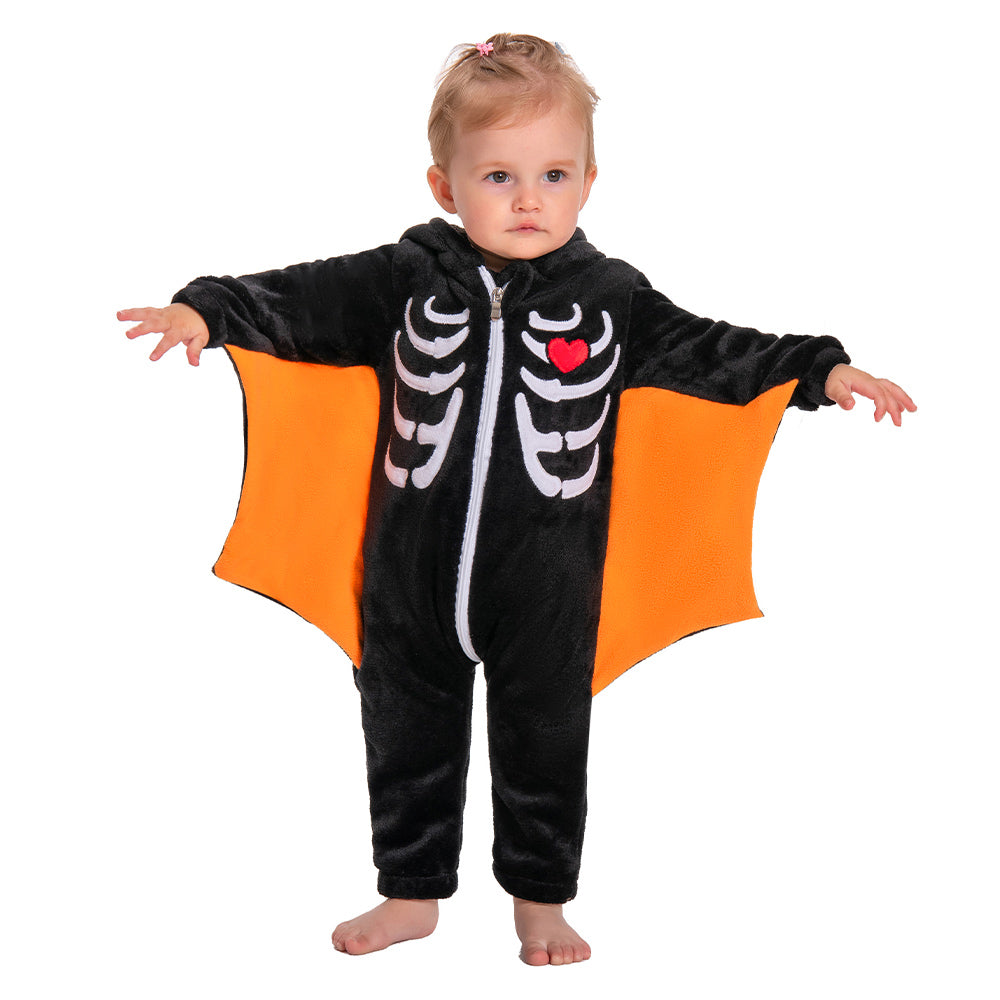 OLAOLA Baby Bat Animal Onesie Toddler Romper Plush Dress Up Infant Outfits Halloween Cosplay Costume