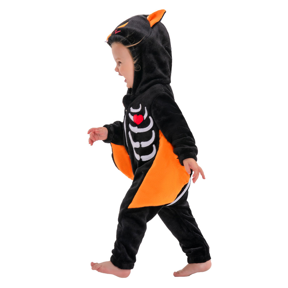 OLAOLA Baby Bat Animal Onesie Toddler Romper Plush Dress Up Infant Outfits Halloween Cosplay Costume