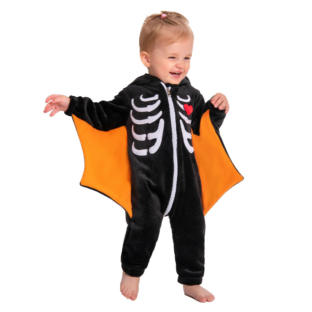 OLAOLA Baby Bat Animal Onesie Toddler Romper Plush Dress Up Infant Outfits Halloween Cosplay Costume