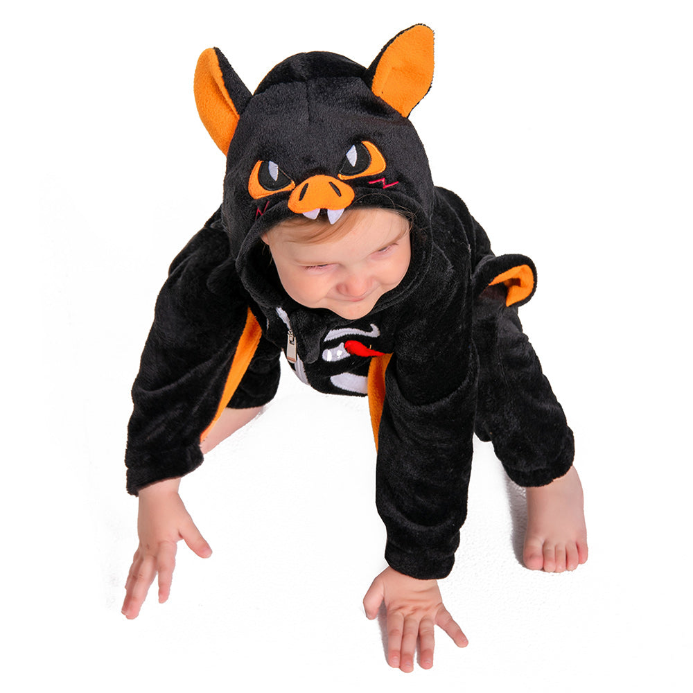 OLAOLA Baby Bat Animal Onesie Toddler Romper Plush Dress Up Infant Outfits Halloween Cosplay Costume