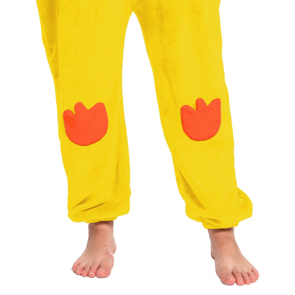 OLAOLA Yellow Turkey Animals Onesie Pajamas Warm Home One-Piece Soft Sleepwear For Adult Christmas