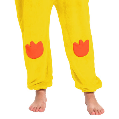 OLAOLA Yellow Turkey Animals Onesie Pajamas Warm Home One-Piece Soft Sleepwear For Adult Christmas