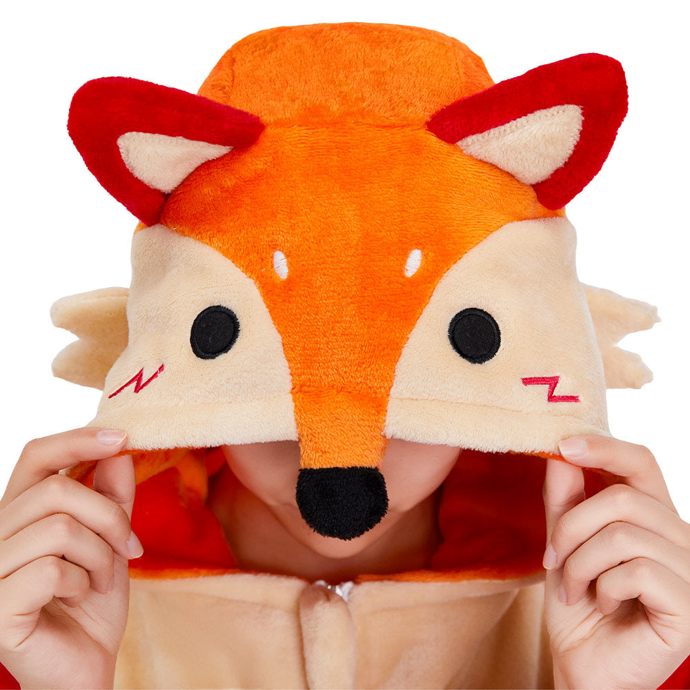 OLAOLA Fox Pajamas Animals Onesie Plush Warm Home One Piece Homewear For Adult Sleepwear Pyjama Party Suit