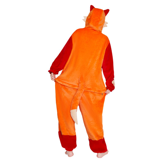 OLAOLA Fox Pajamas Animals Onesie Plush Warm Home One Piece Homewear For Adult Sleepwear Pyjama Party Suit